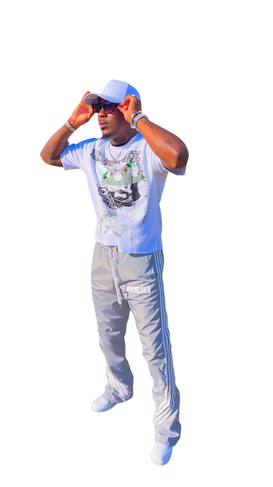 WHITE CROP TEES & STACKS