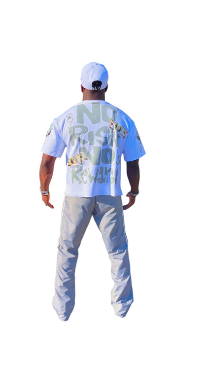 WHITE CROP TEES & STACKS